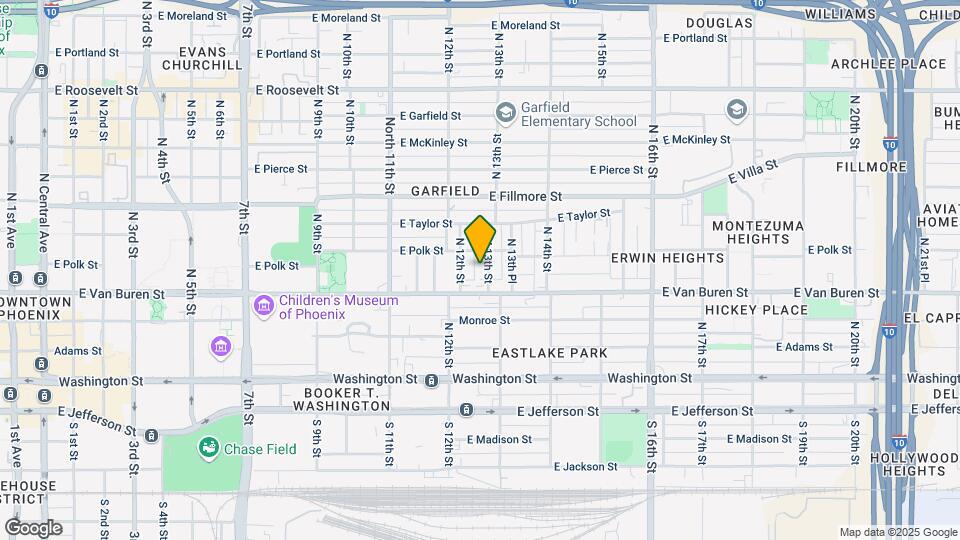 322 N 13th St Map and Location Details