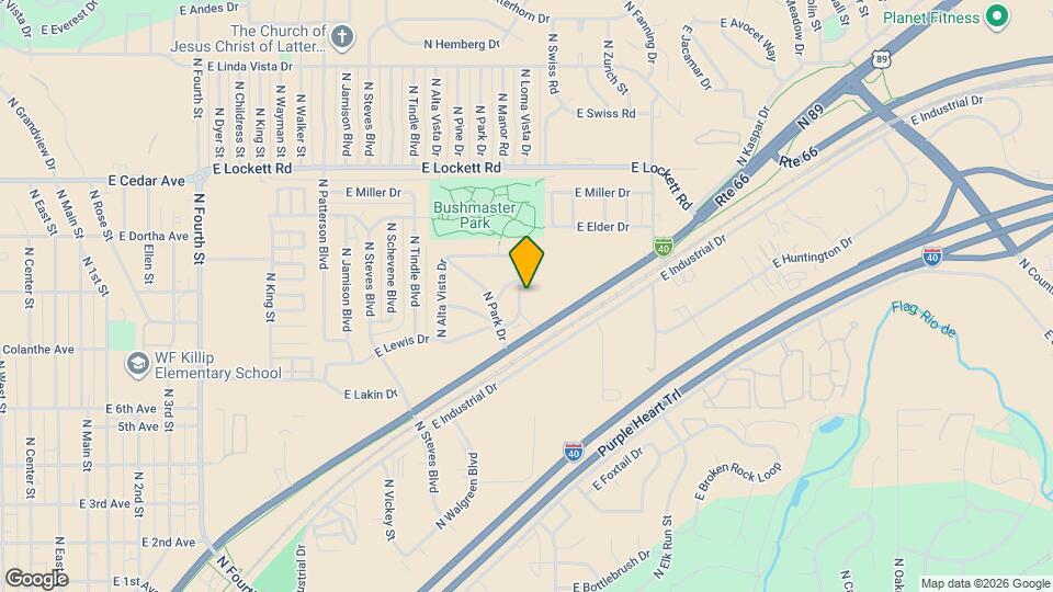3018 N Loma Vista Dr Map and Location Details