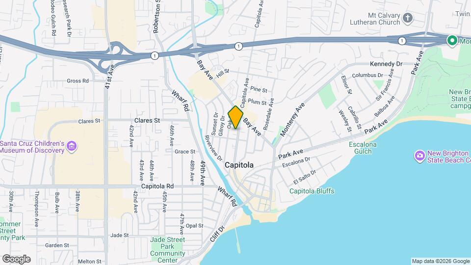 607 Capitola Ave Map and Location Details