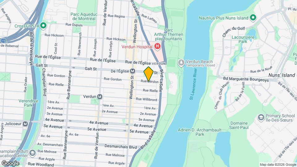 104 Gordon Rue Map and Location Details