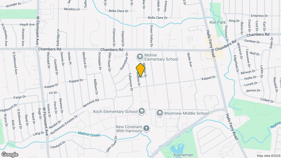 9812 Balboa Dr Map and Location Details