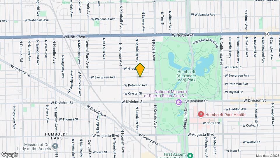 3255 W Evergreen Ave Mapa y Detalles de la Ubicación