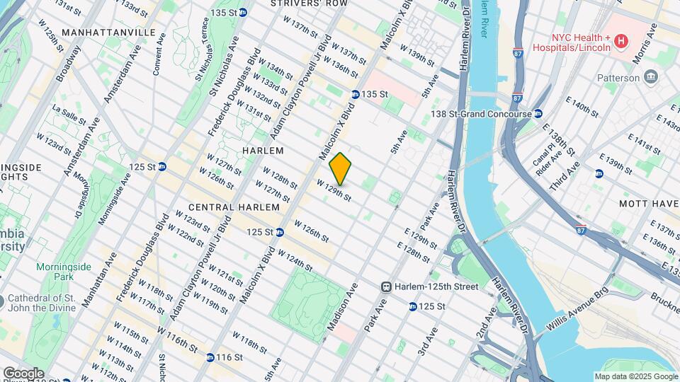 27 W 129th St Map and Location Details