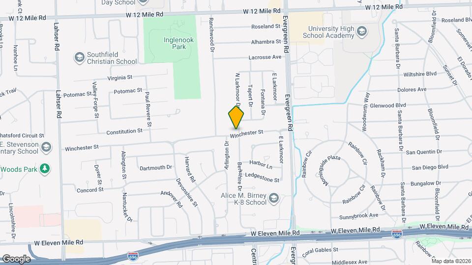 27955 Berkshire Dr Map and Location Details