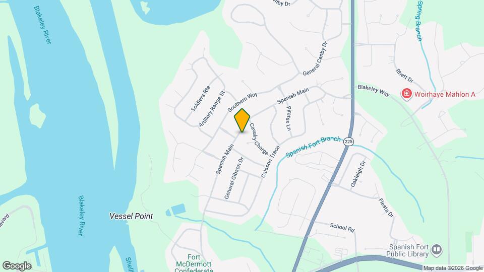 607 Spanish Main Map and Location Details