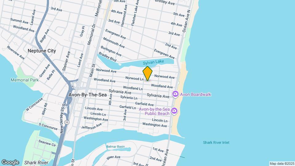 128 Woodland Ave Map and Location Details