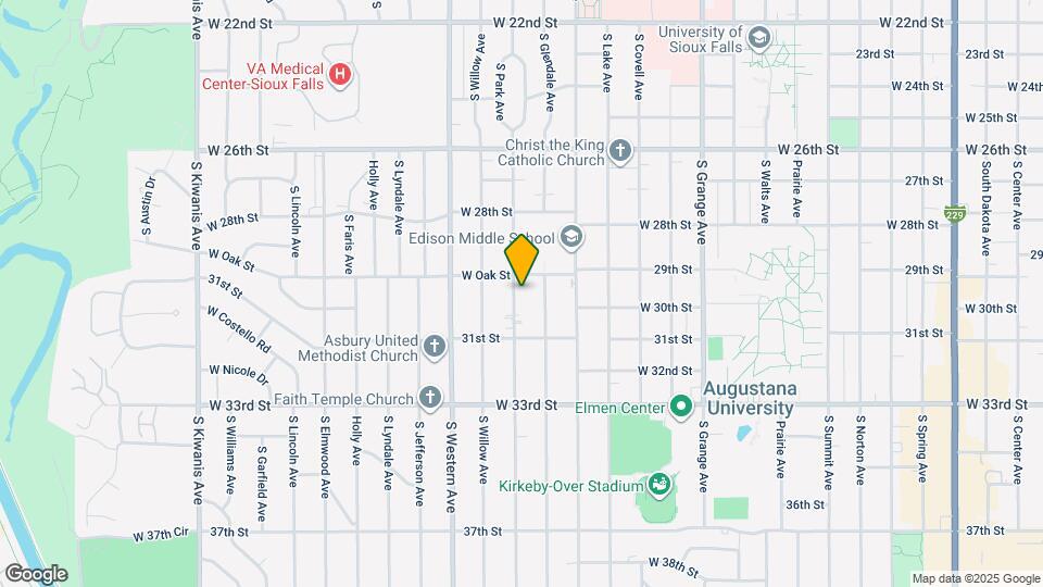 2208 S Hawthorne Ave Map and Location Details