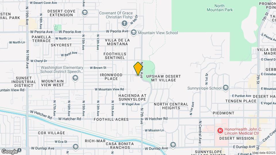 703 W Cinnabar Ave Mapa y Detalles de la Ubicación