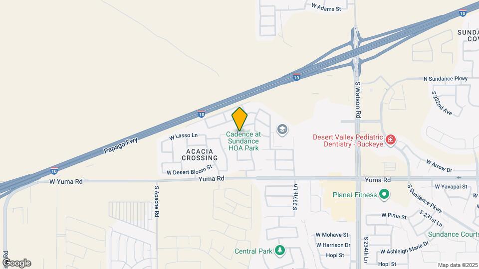 863 S 239th Ln Map and Location Details