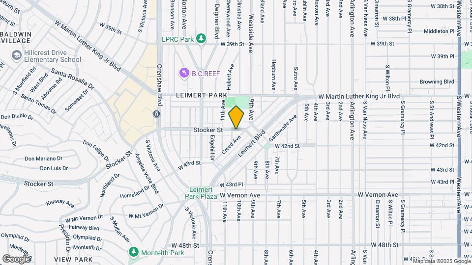 3124 Stocker St Mapa y Detalles de la Ubicación