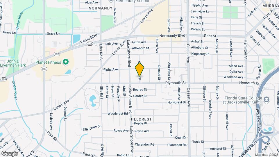 1184 Comanche St-Unit -2 Map and Location Details