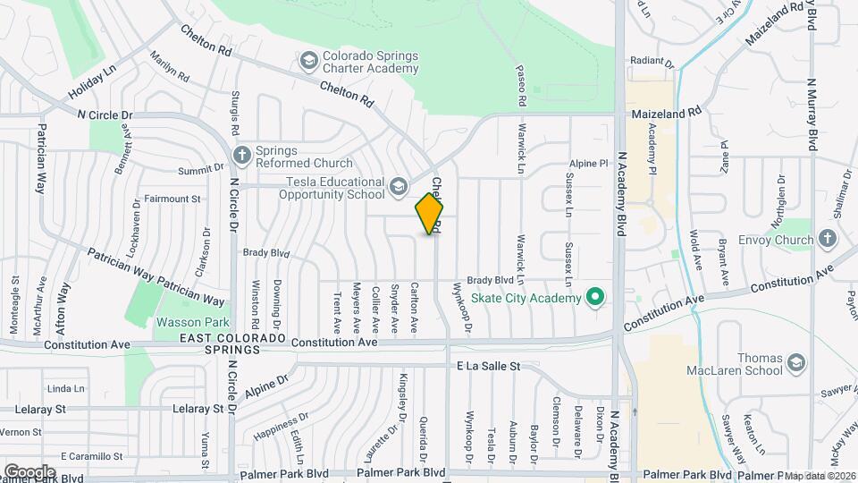 2108 N Chelton Rd Map and Location Details