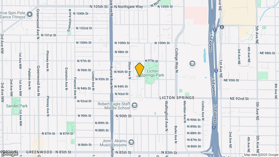 1406 N 95th St Map and Location Details