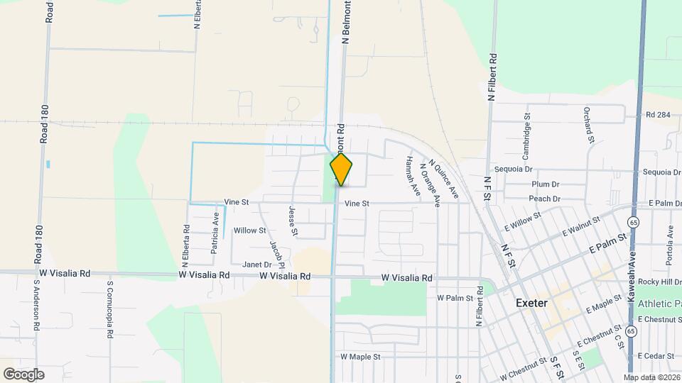 821 Woodland Ave Map and Location Details