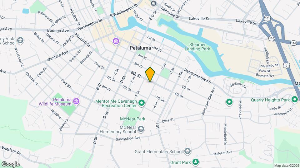 418 6th St Map and Location Details