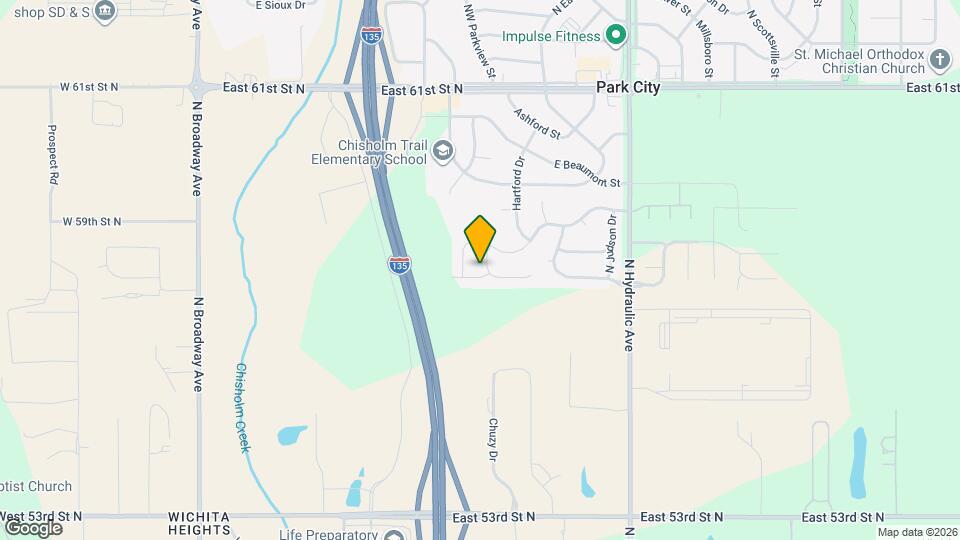 5835 N Ashford St Map and Location Details