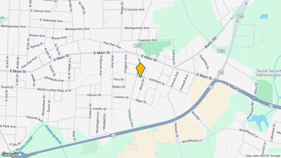 1420 Amhurst St Map and Location Details