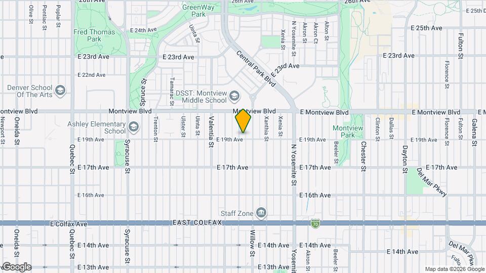 1900 Wabash St Mapa y Detalles de la Ubicación
