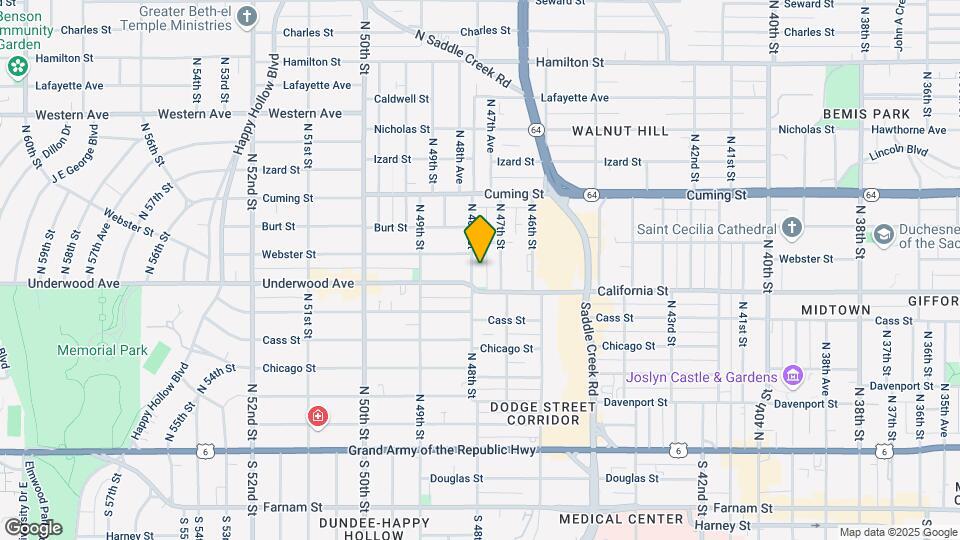621 N 48th St Map and Location Details