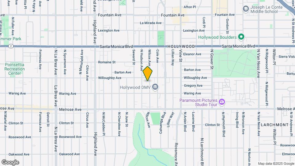 843 Wilcox Ave Map and Location Details