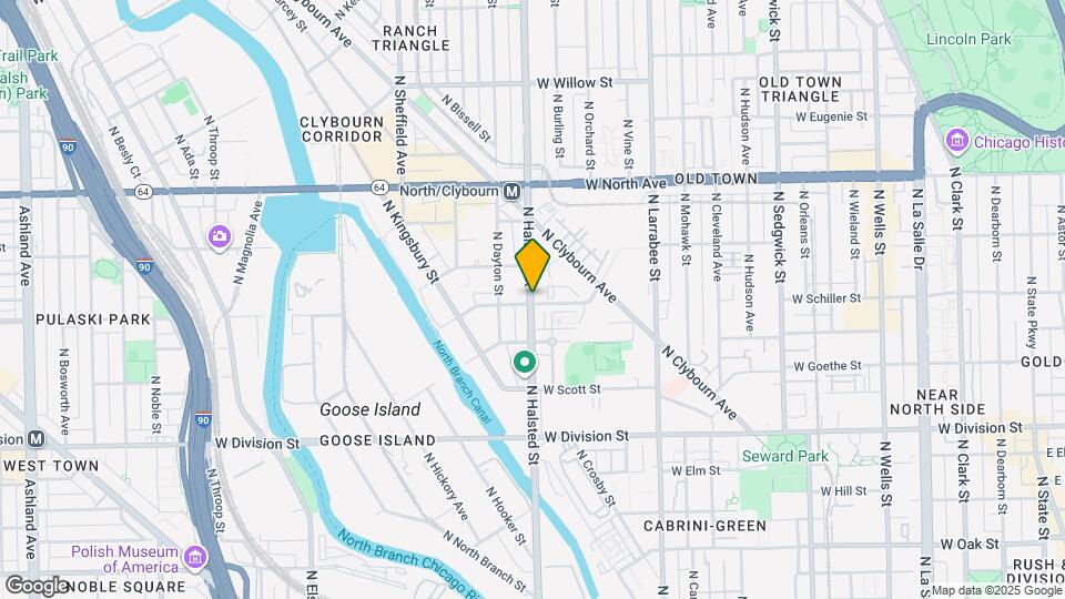 1441 N Halsted St Mapa y Detalles de la Ubicación