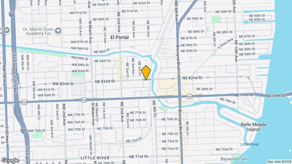 8191 NE 3rd Pl Map and Location Details