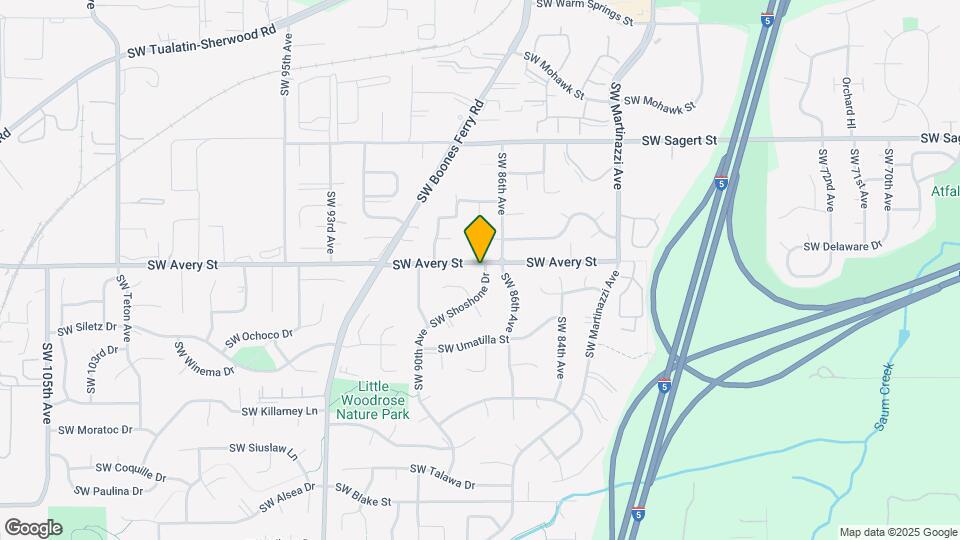 20525 SW Shoshone Dr Map and Location Details