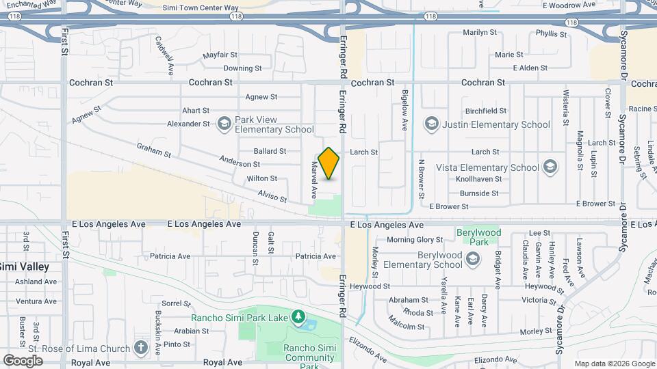 1854 Gaviota Ct Map and Location Details