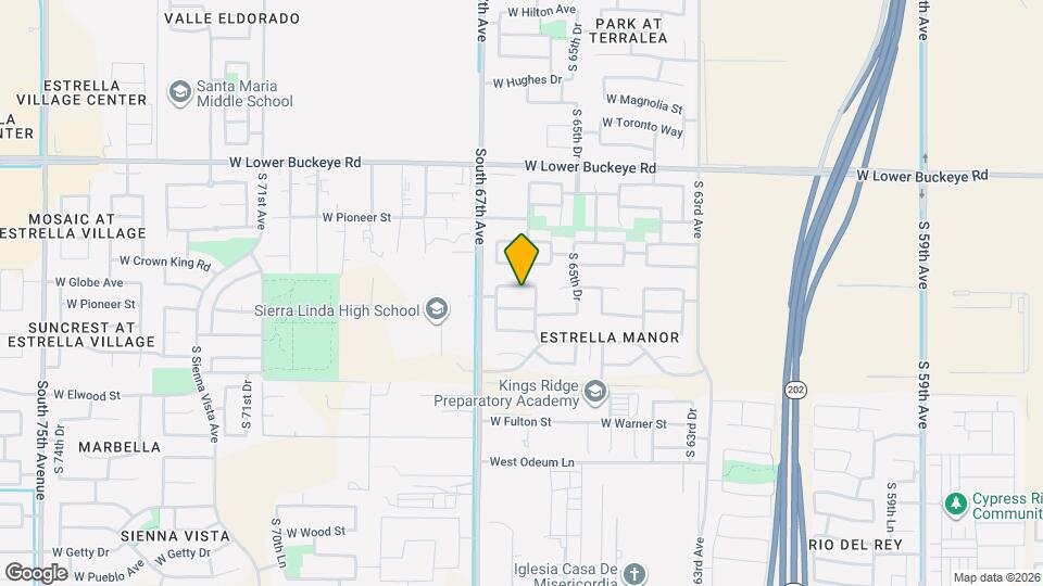 6613 W Miami St Map and Location Details