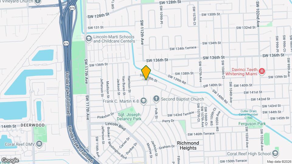 13902 SW 111th Pl Map and Location Details