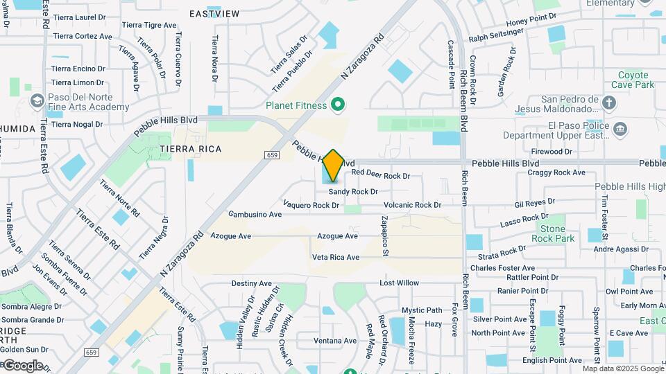 13981 Sandy Rock Dr Map and Location Details