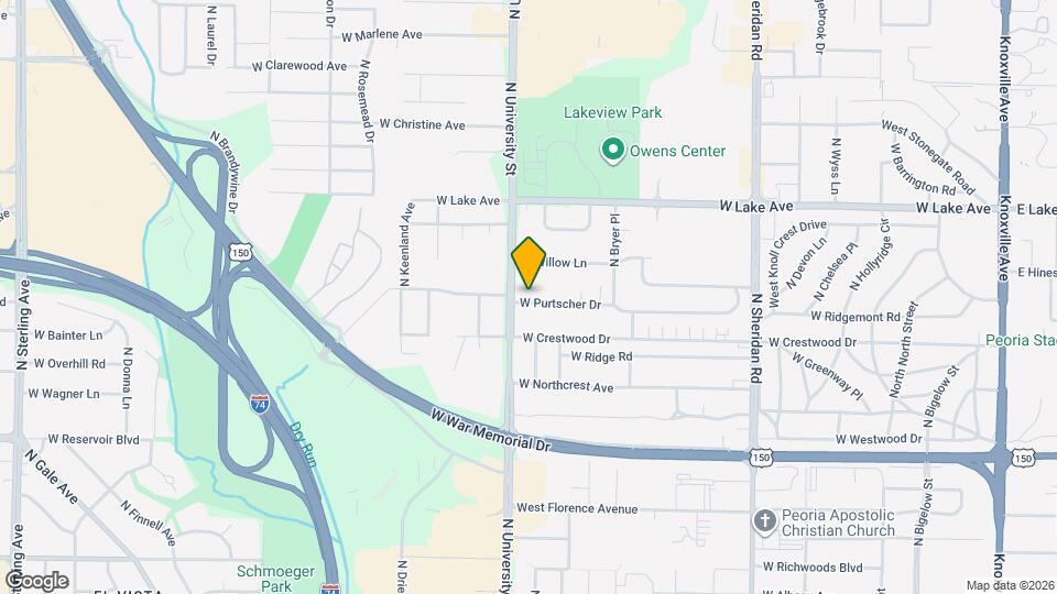 1219 W Purtscher Dr Map and Location Details