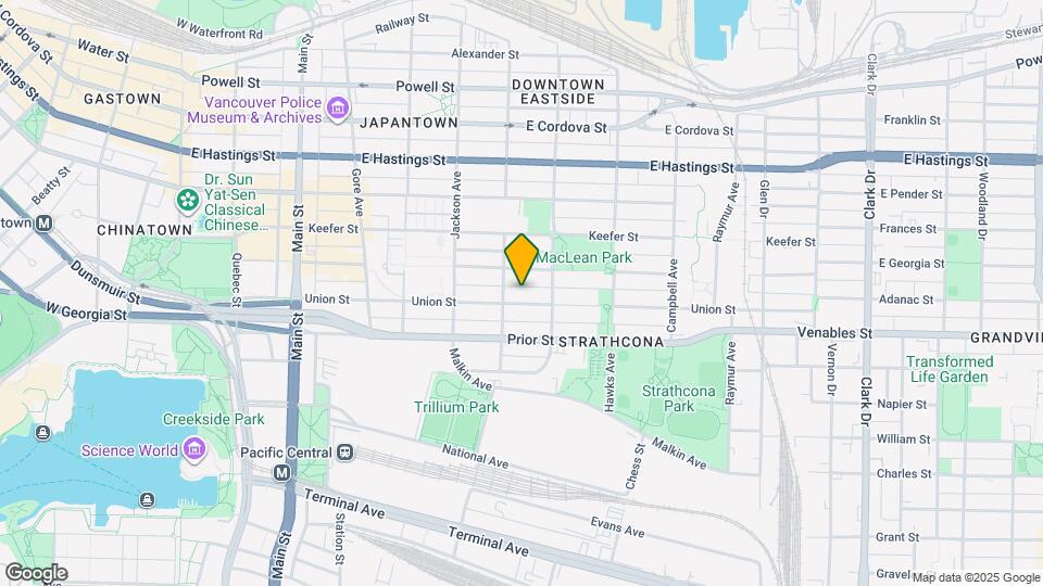 627 Union St Map and Location Details