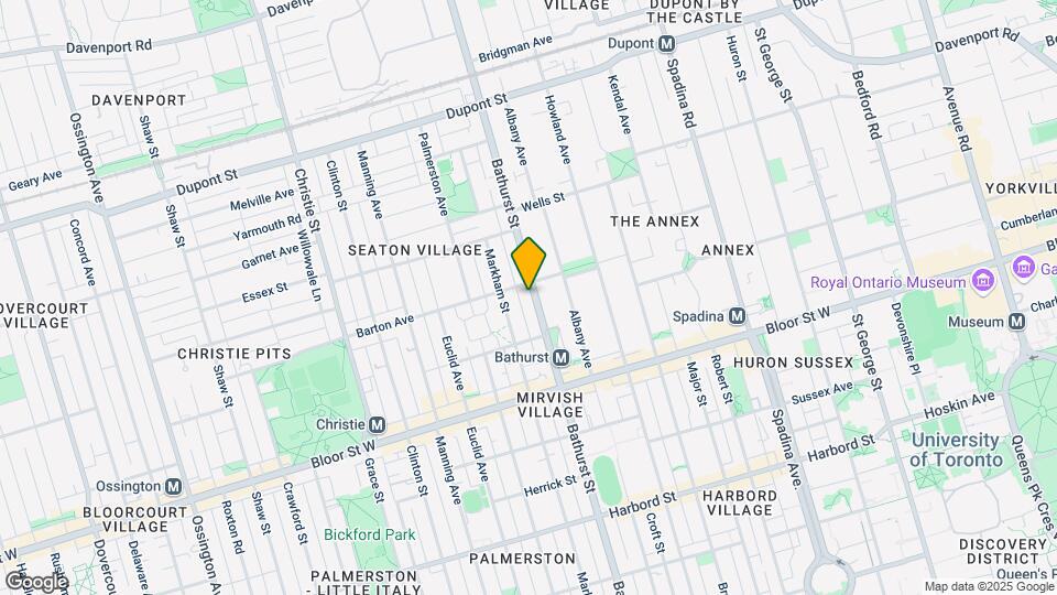 898 Bathurst St Map and Location Details