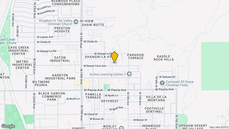 11002 N 16th Ave, Unit 1 Mapa y Detalles de la Ubicación