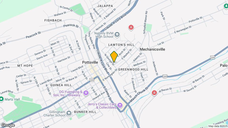 410 E Market St-Unit -3 Map and Location Details