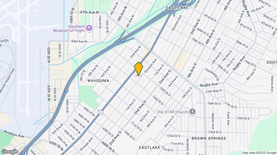 7418 Division Ave Map and Location Details