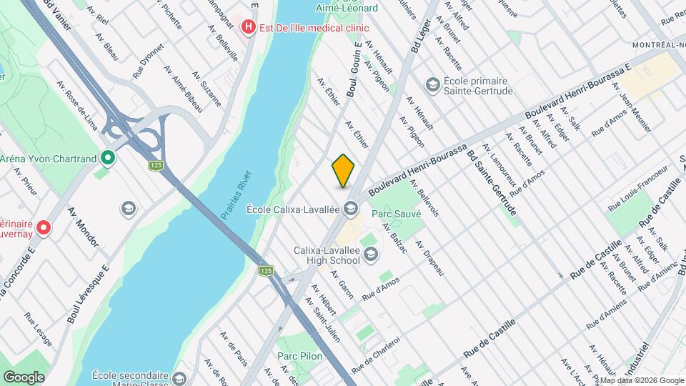 4615 Léger Boul Map and Location Details