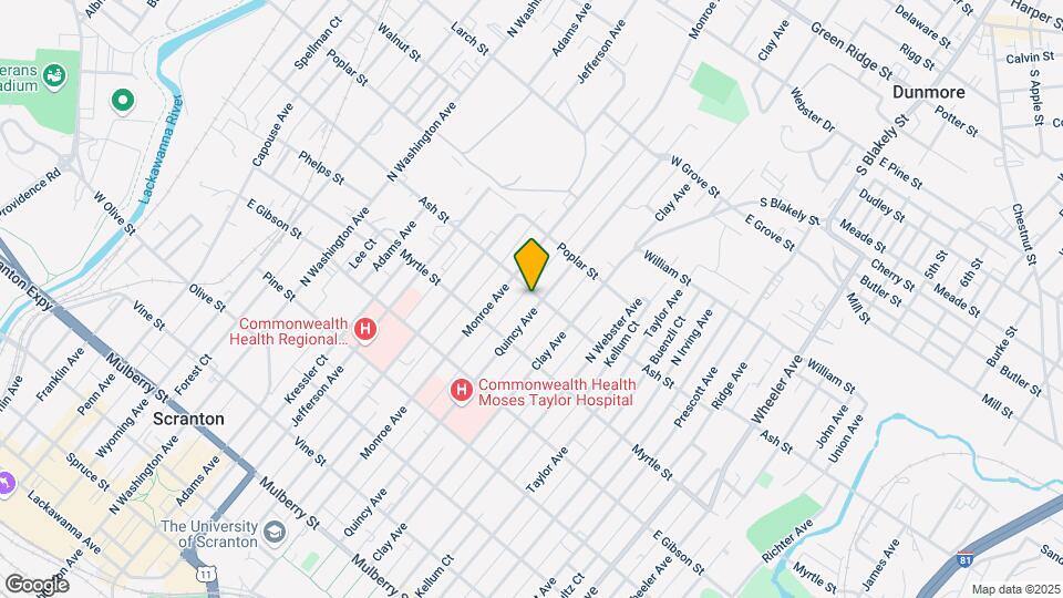 945-947 Myrtle St Mapa y Detalles de la Ubicación