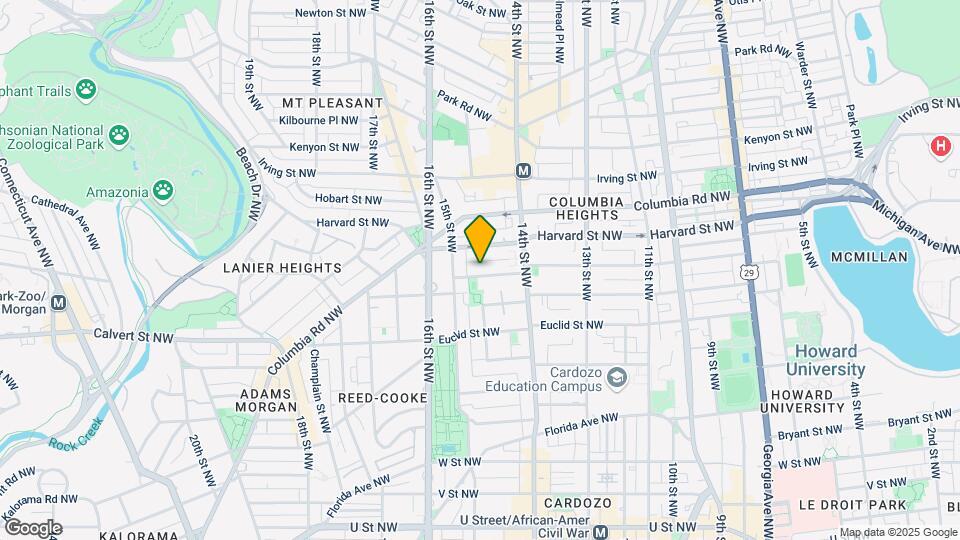 1447 Girard St NW Map and Location Details