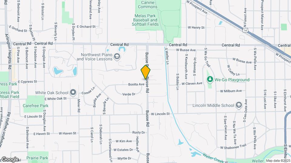 1700 Bonita Ave Map and Location Details