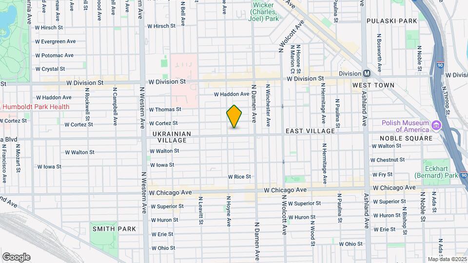 2046 W Augusta Blvd, Unit 02F Map and Location Details