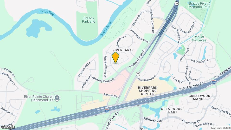 3018 Park Springs Ln Map and Location Details