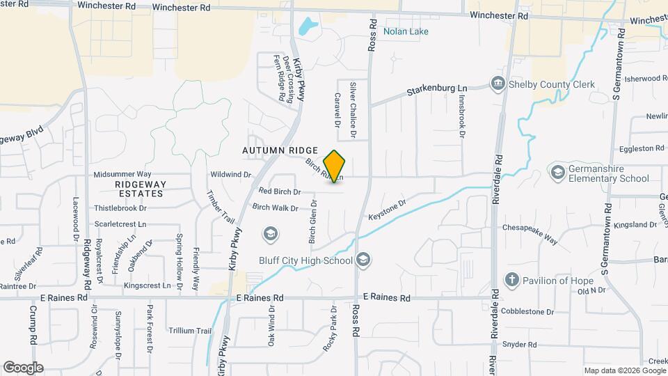 6656 Red Birch Dr Map and Location Details