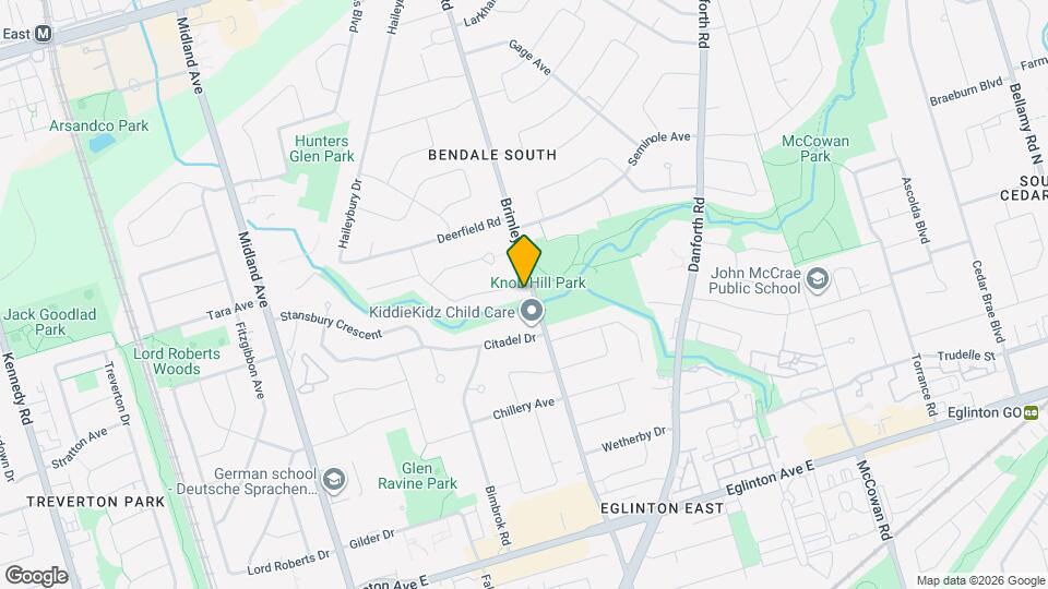 632 Brimley Rd Map and Location Details