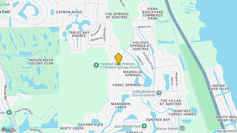 1281 Rock Springs Dr Map and Location Details