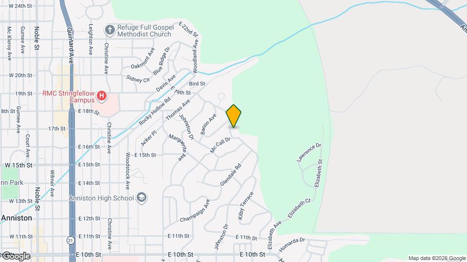 1703 McCall Dr Map and Location Details