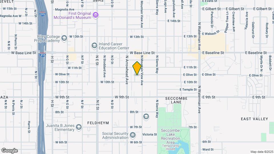 1019 N Pershing Ave Map and Location Details