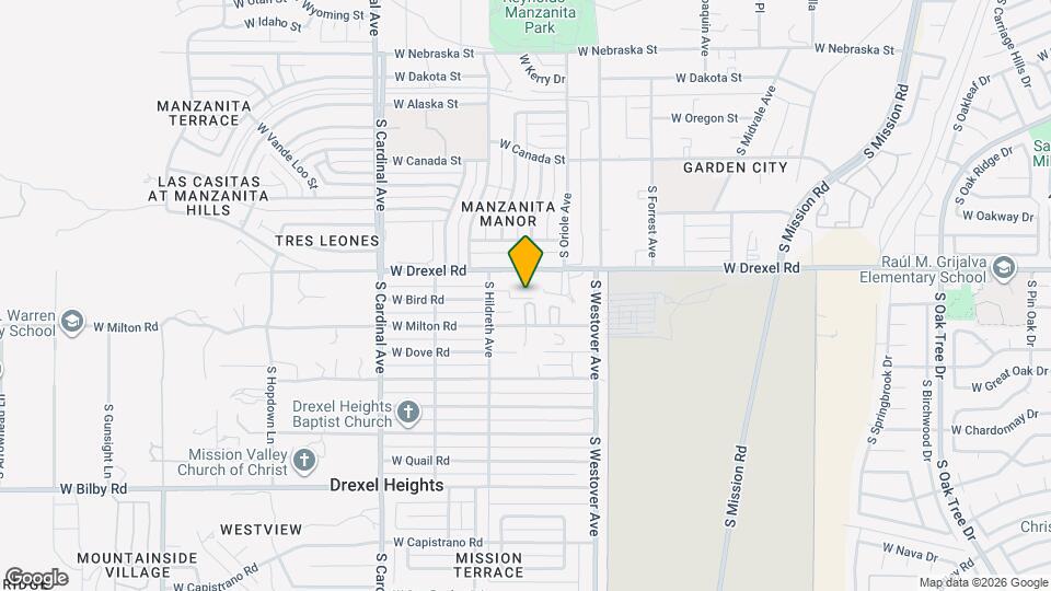5735 S Hildreth Ave Map and Location Details