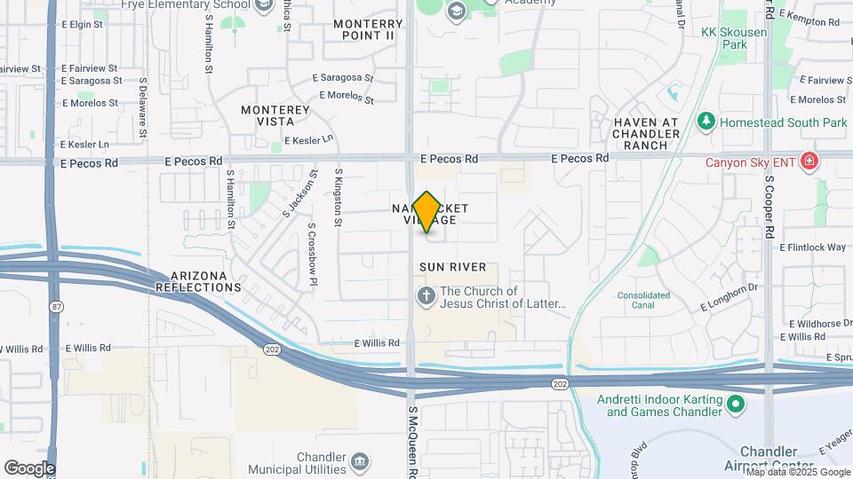 1976 S Jesse Pl Map and Location Details